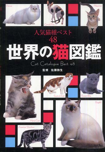 「人気猫種ベスト48 世界の猫図鑑」表紙